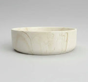 Claya Serra-40 Above Counter Ceramic Basin Matte Stone Marble look Claya