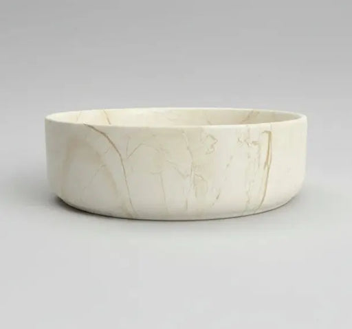 Claya Serra-40 Above Counter Ceramic Basin Matte Stone Marble look Claya