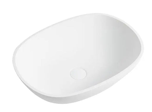 Lukka Perry Solid Surface Stone Above Counter Basin (550mm) Lukka