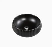 VITO Geneva Fluted Bowl Premium Ceramic Above-Counter Basin (400mm) POSEIDON