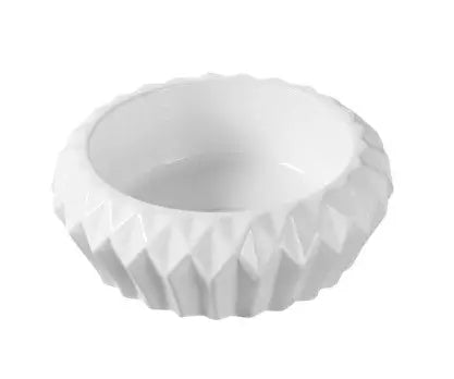 VITO Oslo Diamond Round Ceramic Above-Counter Basin (400MM) POSEIDON