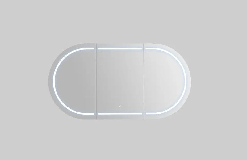 Allison Pill 3Lights PVC Shaving Cabinets (1500x800mm)