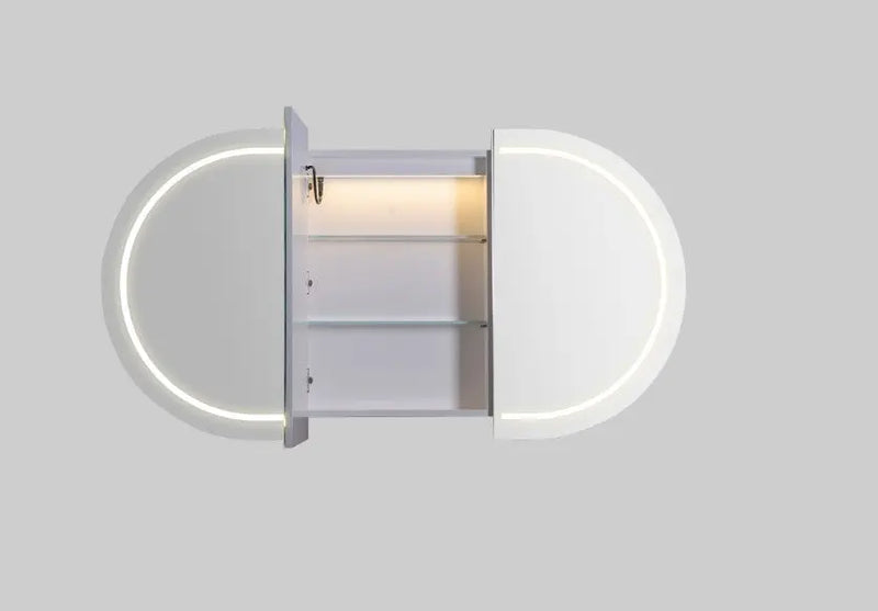 Allison Pill 3Lights PVC Shaving Cabinets (1500x800mm)