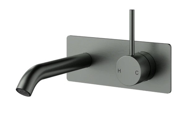 Otus Slimline Wall Basin Mixer Trim Kit Lever Up