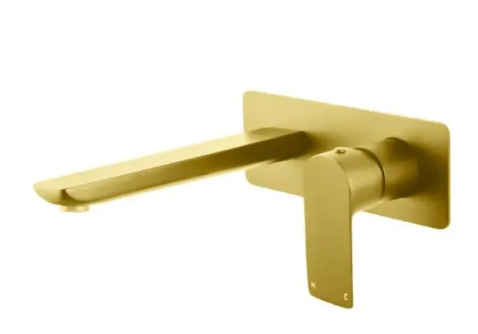 VOG Bathtub/Basin Wall Mixer With Spout(color up)  Chrome & Colours FIL Kitchen Bathroom