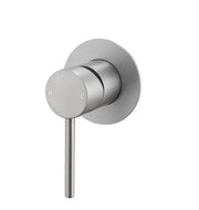 LUCID PIN Round Shower/Bath Wall Mixer Chrome and Colours Aquaperla