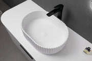 Ceto Matte White – Solid Surface Stone Top (Square) - FIL Kitchen Bathroom