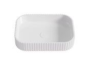 Lukka Japser Fluted Solid Surface Above Counter Basin (500mm) Lukka