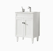 Harrington Free-Standing PVC Vanity Matte White POSEIDON