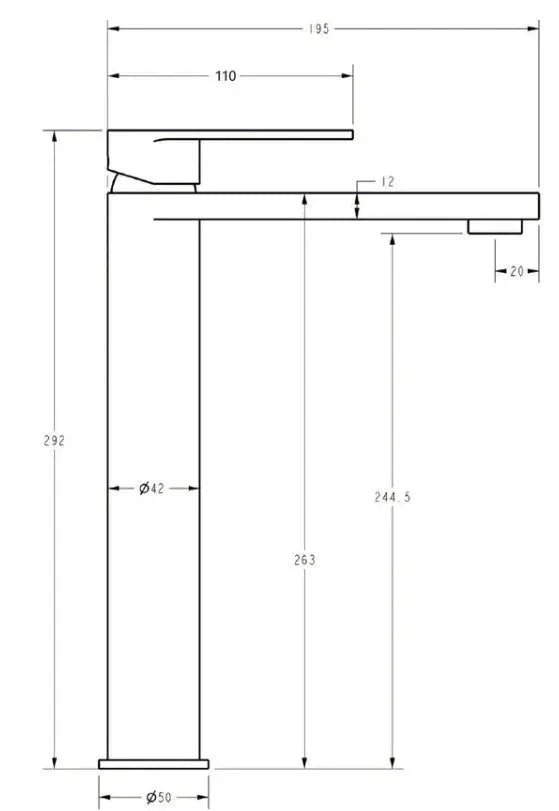 Sora SS Highrise Basin Mixer - FIL Kitchen Bathroom