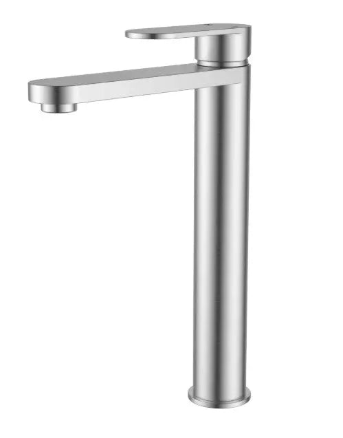 Sora SS Highrise Basin Mixer - FIL Kitchen Bathroom