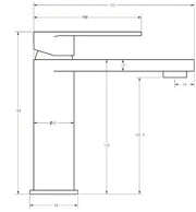 Sora SS Basin Mixer - FIL Kitchen Bathroom
