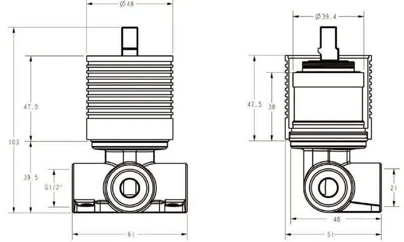 Sora SS Wall Mixer In Rough-In Body - FIL Kitchen Bathroom