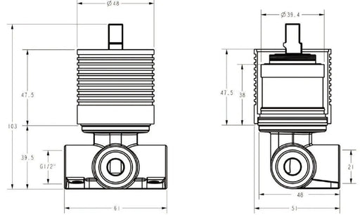 Sora SS Wall Mixer In Rough-In Body - FIL Kitchen Bathroom