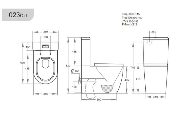Rola KDK023 Toilet Suite