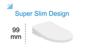 N COLLECTION ULTRA SLIM BIDET WITH REMOTE CONTROL GLOSS WHITE FIL Kitchen Bathroom