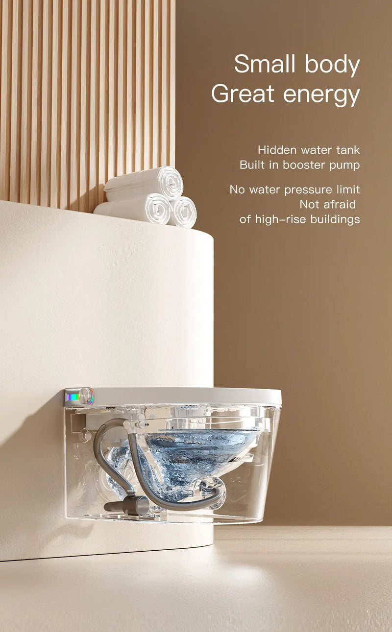 Evo Smart Wall Hung Pan With Smart Seat LK-EVSMTSC-T6