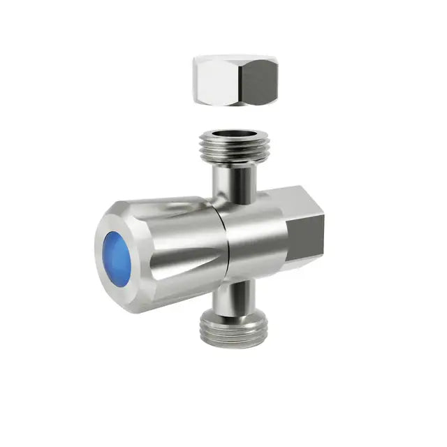 DN15 15x15x15mm 1/4 Turn C/D Three Way Stop Tap Amoza