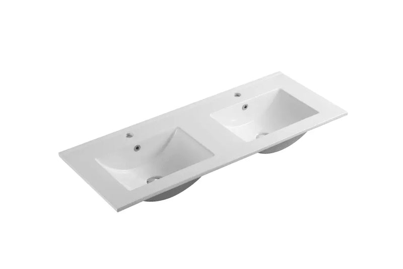 Mercio 1200mm Double Bowl Ceramic Top Vanity Basin mercioaustralia