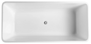 Qubist Free Standing Non-Overflow Bathtub (1200/1400/1500/1700mm) POSEIDON