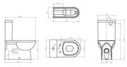 TRINITY 3 Wall Faced Toilet Suite ostar