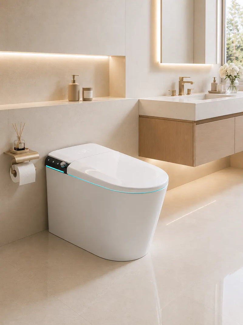 Evo Smart Wall Faced Smart Toilet Wall Faced Pan With Smart Seat LK-EVSMTU1