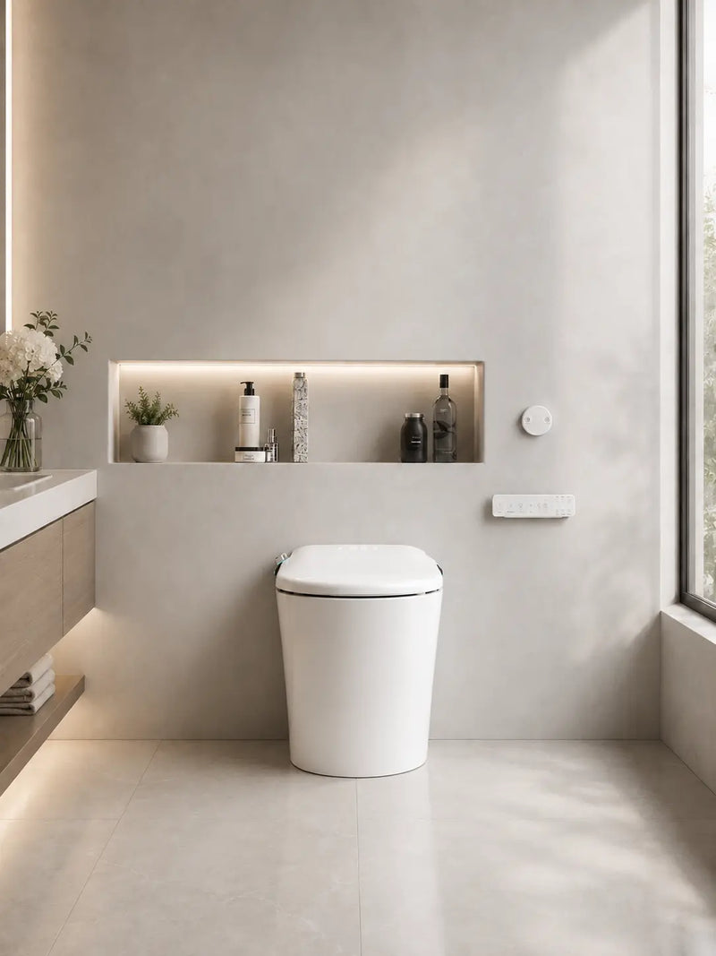 Evo Smart Wall Faced Smart Toilet Wall Faced Pan With Smart Seat LK-EVSMTU7