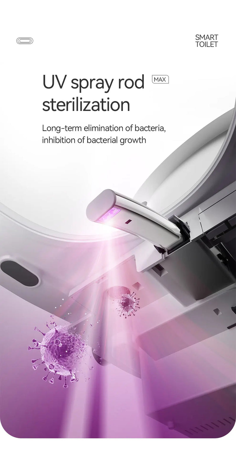 Evo Smart Wall Faced Smart Toilet Wall Faced Pan With Smart Seat LK-EVSMTU7