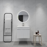 POSEIDON ROUND BACKLIT LED MIRROR 3 COLOUR LIGHTS 600X600MM - FIL Kitchen Bathroom