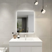 LED MIRROR RECTANGLE BACKLIT 3 COLOUR LIGHTS 600X750MM FIL Kitchen Bathroom