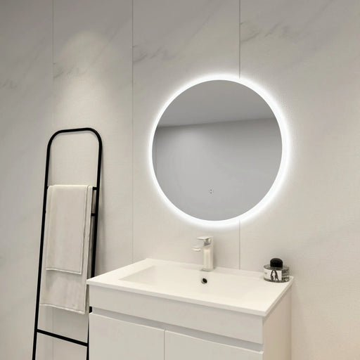 LED MIRROR ACRYLIC ROUND BACKLIT 3 COLOUR LIGHTS 700MM FIL Kitchen Bathroom
