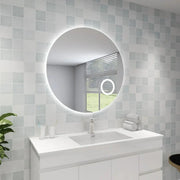 LED MIRROR BACKLIT WITH MAGNIFIER 3 COLOUR LIGHTS 900MM FIL Kitchen Bathroom