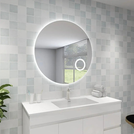 LED MIRROR BACKLIT WITH MAGNIFIER 3 COLOUR LIGHTS 900MM FIL Kitchen Bathroom