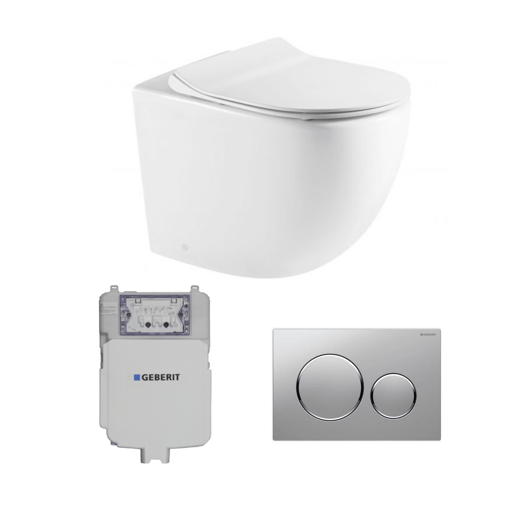 Geberit Sigma 8 Concealed Cistern Floor Pan Access Plate Package - Mecca