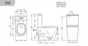 Lumia Tornado Rimless Toilet Suite POSEIDON