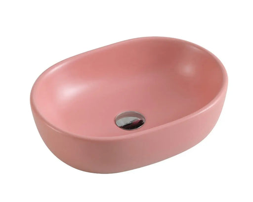 Vale 97 Counter-Top Oval Basin - Matt Pink mercioaustralia