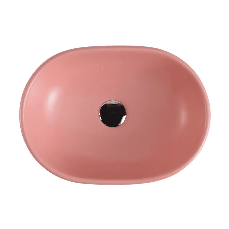 Vale 97 Counter-Top Oval Basin - Matt Pink mercioaustralia