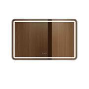 Venus 600×750 / 750×900 / 1200×750mm LED Rectangular Mirror – Brushed Nickel Frame mercioaustralia