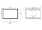 Venus 600×750 / 750×900 / 1200×750mm LED Rectangular Mirror – Brushed Gold Frame mercioaustralia