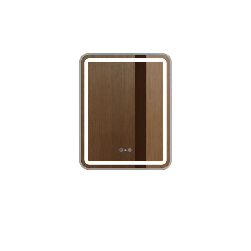 Venus 600×750 / 750×900 / 1200×750mm LED Rectangular Mirror – Brushed Nickel Frame mercioaustralia