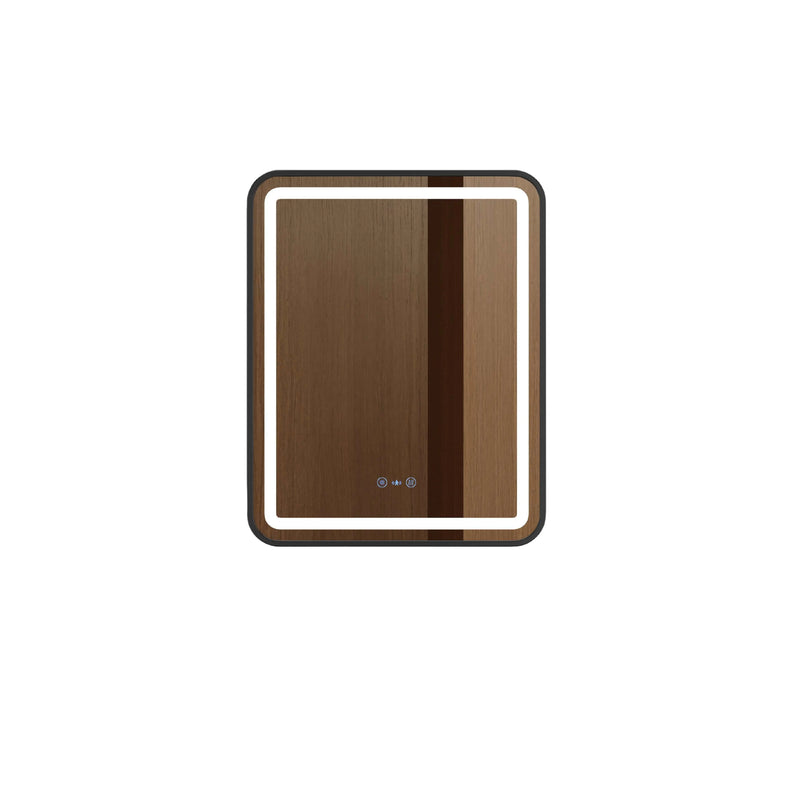 Venus 600×750 / 750×900 / 1200×750mm LED Rectangular Mirror – Matt Black Frame mercioaustralia