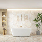 Venice Freestanding Bathtub - Gloss White mercioaustralia