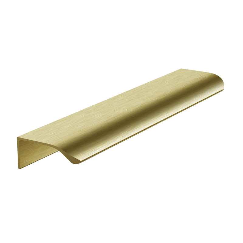 Curved Lip Pull Handle 200mm – Brushed Gold Finish