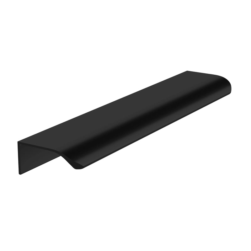 Curved Lip Pull Handle 200mm – Matt Black Finish