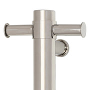 THERMOGROUP STRAIGHT ROUND VERTICAL SINGLE HEATED TOWEL RAIL 900MM - FIL Kitchen Bathroom