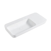 Roccia Solid Surface Stone Wall Hung Basin LK-SRW900-MW Lukka