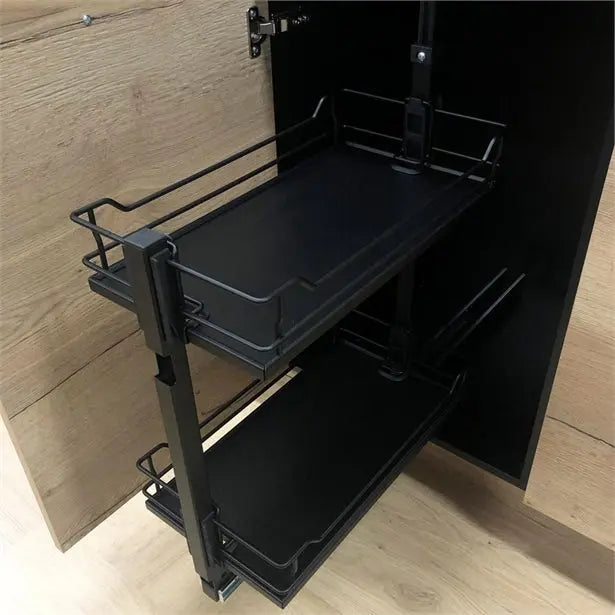 BASE PULL OUT UNIT SET (MATT BLACK) nikpol