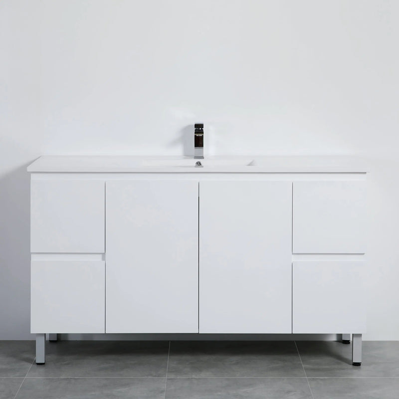 Alpha Free Standing PVC Vanity with soft closing LK-AL154L