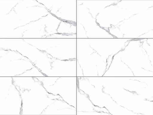 600x 1200 Crrara Looking tiles - FIL Kitchen Bathroom