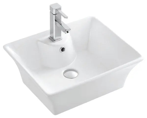 Zento 49S Semi-Pedestal Wall-Hung Basin mercioaustralia